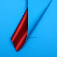 Пленка для цветов матовая, синий - красный, 56×57 см
