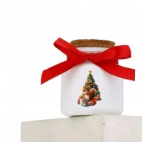 Ароматическая свеча в матовом стакане «Новогоднего уюта и тепла», аромат мандарин Ароматическая свеча в матовом стакане «Новогоднего уюта и тепла», аромат мандарин