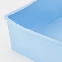 Форма для выпечки "Квадрат", 20,5х20,5х5 см, цвет светло-голубой