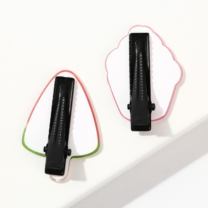 Заколки для волос детские «Сахарной малышке», 2 шт, 3 х 1,5 см Заколки для волос детские «Сахарной малышке», 2 шт, 3 х 1,5 см