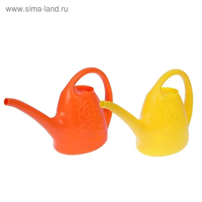 Лейка, 2.5 л, без рассеивателя, цвет МИКС