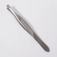 Пинцет прямой, узкий, 8.5 см