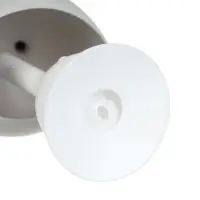 Прорезыватель силиконовый для зубов с погремушкой 3 в 1 M&B «Зайка», серый