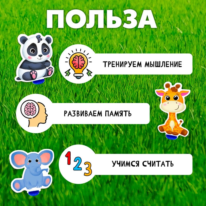 Развивающий набор «Всё по местам», 16 карточек, 10 заданий, 3+ Развивающий набор «Всё по местам», 16 карточек, 10 заданий, 3+