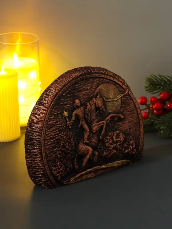 Сувенир подставка Сувенир подставка "Богатырь на коне" 22х4х15,5 см