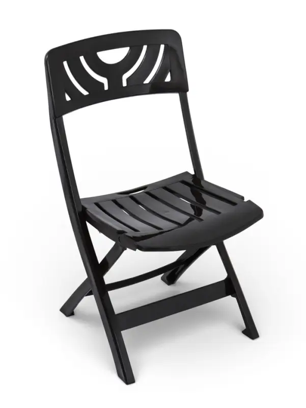 Стул садовый Decorona DeRiviera, 46&times;50&times;82 см, складной, пластиковый, горький шоколад