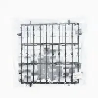 Панель с пайетками для фотозоны 30&times;30 см, серебристый