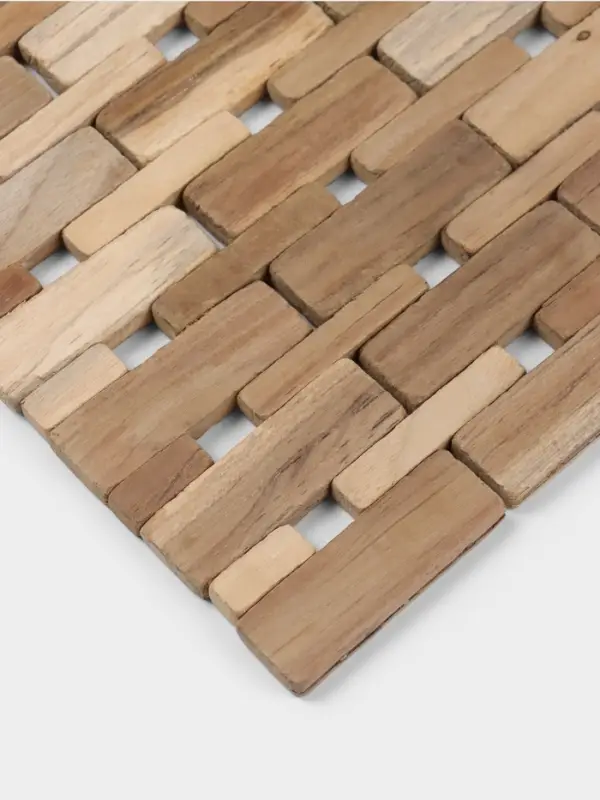 Коврик из тикового дерева, 40&times;30&times;0.7 см