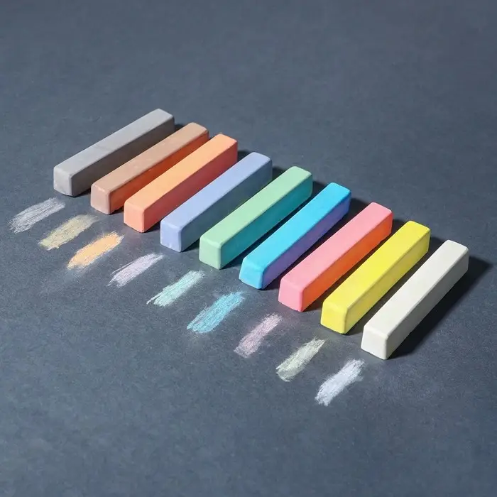 Мелки цветные школьные набор 9 шт. «Смешарики», прямоугольные Мелки цветные школьные набор 9 шт. «Смешарики», прямоугольные