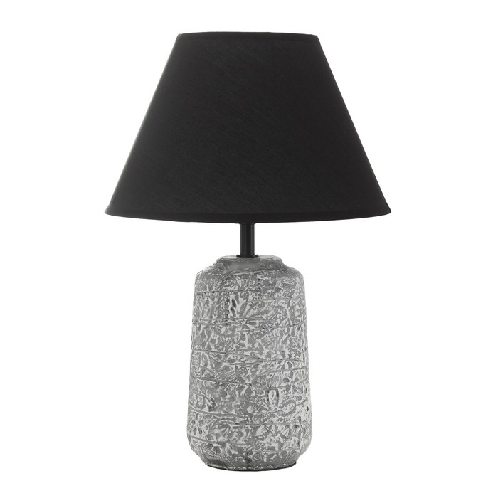 Настольная лампа Настольная лампа "Амальтея" Е14 40Вт бело-черный 22,5х22,5х36 см RISALUX