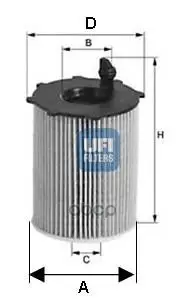 Фильтр Масляный Lr/Jaguar/Psa Discovery 3/Rr Sport/Xf/C5/407 04- 2.7 Hdi UFI арт. 2506600