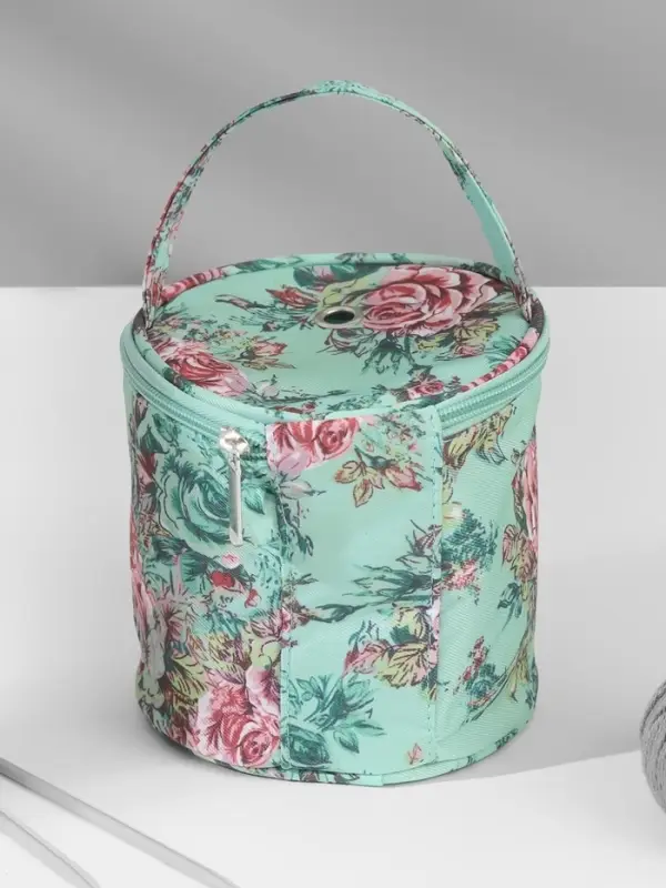 Сумка-футляр &laquo;Розы&raquo;, 1 люверс, d=14&times;14.5 см, разноцветная