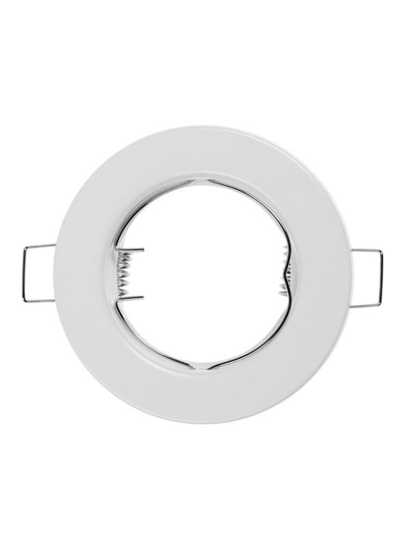 Светильник встраиваемый под лампу MR16, круг, металл, белый Светильник встраиваемый под лампу MR16, круг, металл, белый