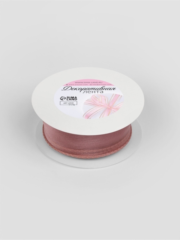 Лента капроновая «Волна», с блеском, 40 мм, 10 ± 1 м, цвет сливовый №31 Лента капроновая «Волна», с блеском, 40 мм, 10 ± 1 м, цвет сливовый №31