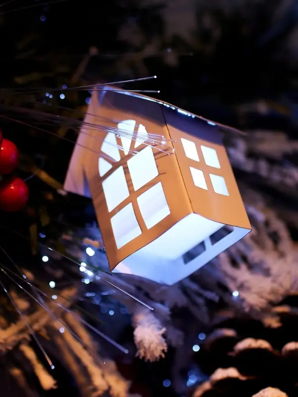 Венок светодиодный &laquo;Заснеженный&raquo;, d=50 см, 8 режимов