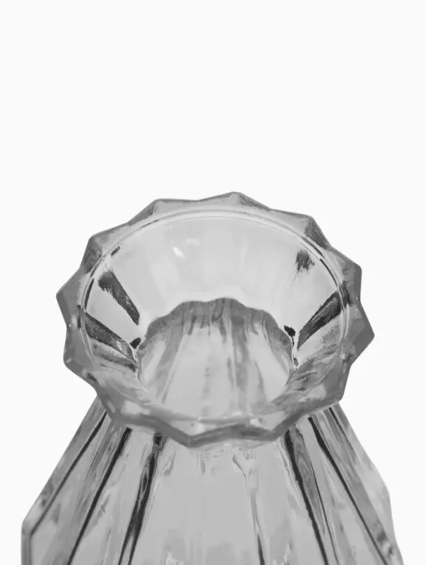 Ваза настольная стекло "Миниатюра" (набор 12 шт) 8-13 см, прозрачный