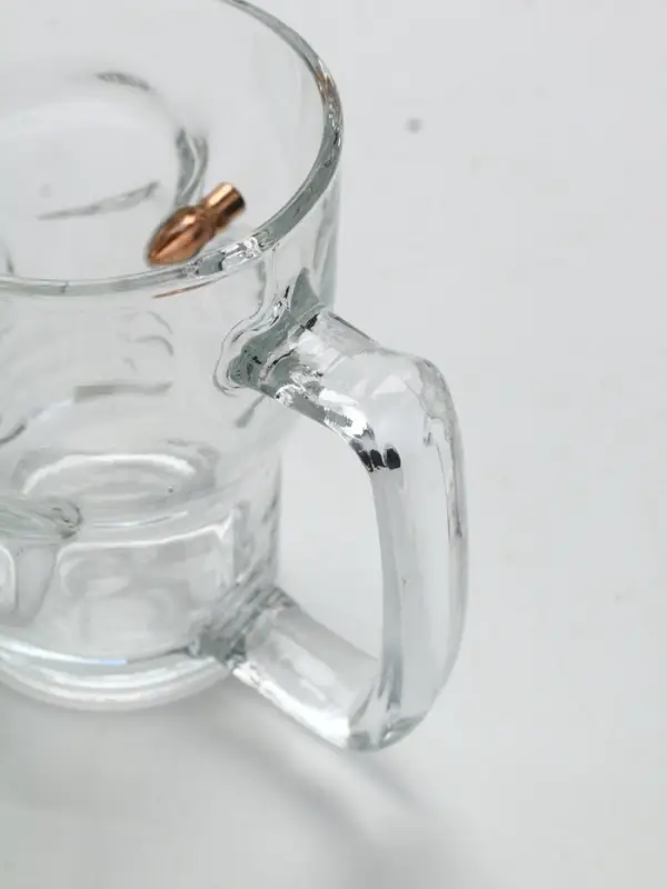 Кружка для пива Кружка для пива "Череп" с пулей, 350 мл