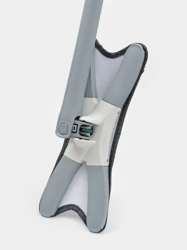 Швабра с отжимом Twist Raccoon, насадка из микрофибры 36&times;14 см, стальная нержавеющая ручка 125 см