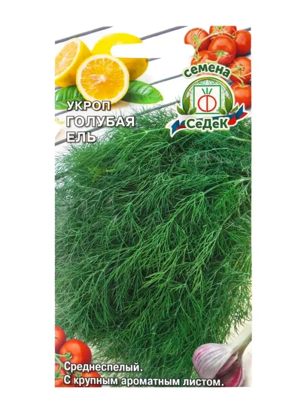 Семена Укроп  Семена Укроп "Голубая ель", 2 г