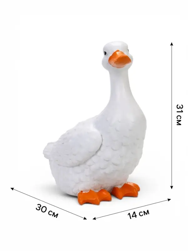 Садовая фигура из полистоуна &laquo;Утка&raquo;, 30&times;14&times;31 см, Greengo