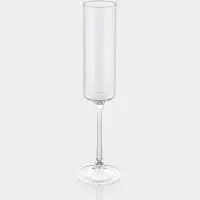 Набор бокалов для шампанского "Индиго" 2 шт, 6х24,5 см, прозрачные Набор бокалов для шампанского "Индиго" 2 шт, 6х24,5 см, прозрачные