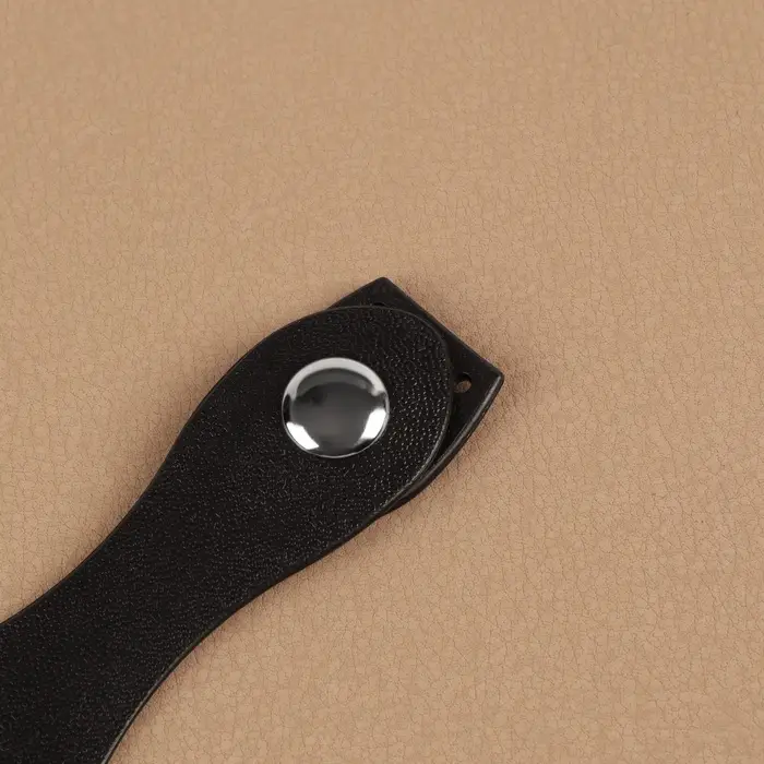 Застёжка для сумки, пришивная, на кнопке, 9.2×2.5 см, цвет чёрный, серебряный Застёжка для сумки, пришивная, на кнопке, 9.2×2.5 см, цвет чёрный, серебряный