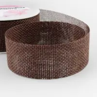Лента текстильная, 30 мм, 4.5&plusmn;0.5 м, коричневая