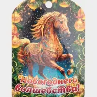 Доска разделочная сувенирная Дарим Красиво «Символ года. Новогоднего волшебства», дерево, 27.5×19.5×0.5 см, разноцветная Доска разделочная сувенирная Дарим Красиво «Символ года. Новогоднего волшебства», дерево, 27.5×19.5×0.5 см, разноцветная