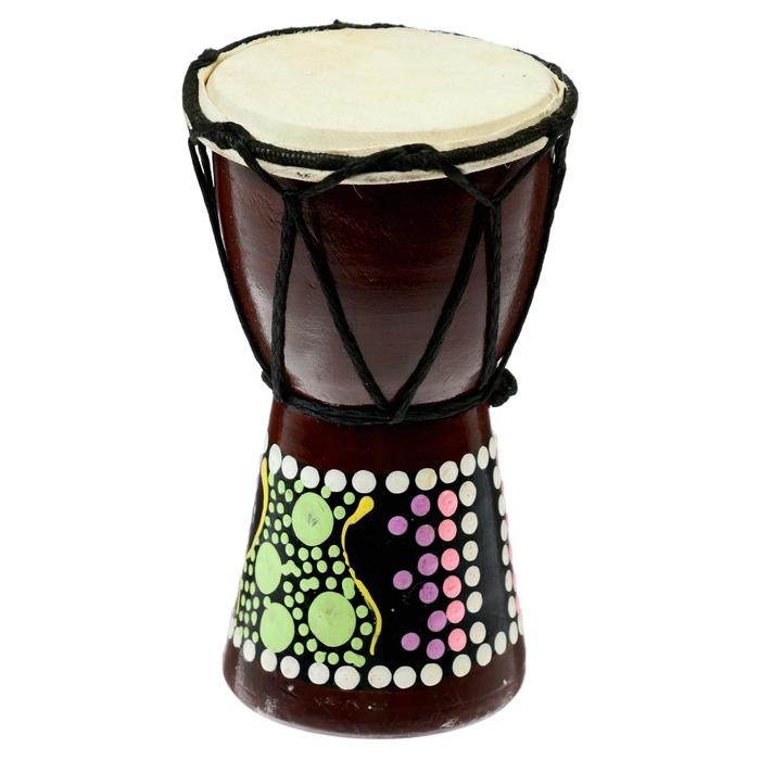 Сувенирный музыкальный инструмент Сувенирный музыкальный инструмент "Барабан Джембе" 15х9,5х9,5 см МИКС