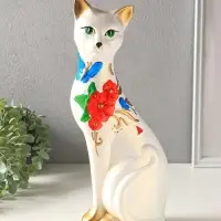 Копилка для денег &laquo;Кошка Светлана&raquo;, гипс, белая, 36&times;15&times;11 см