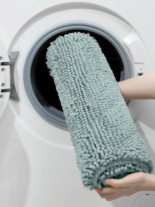 Коврик для дома LaDо́m, букли, плотность 1000 г, 50&times;80 см, мятный