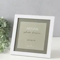 Фоторамка для фото 20х20 см, пластик Lucy, белый