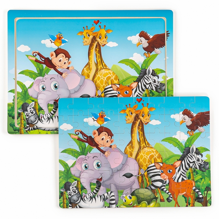 Пазл большой Пазл большой "Африка" элемент: 5,5 × 3 см