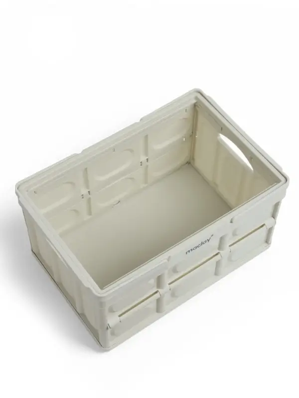 Стол - корзина maclay 2 в 1, складная, 15 л, 33&times;22&times;17/4.5 см, светло-серая