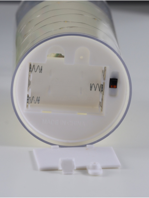 Ночник свеча "Романтик" LED 3xААА 7,5х7,5х15см