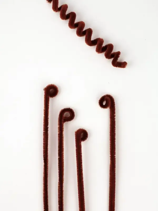 Синельная проволока набор 50 шт., коричневая, 30 см