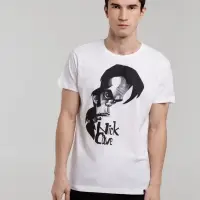 Футболка «Меламед. Nick Cave», белая, размер S