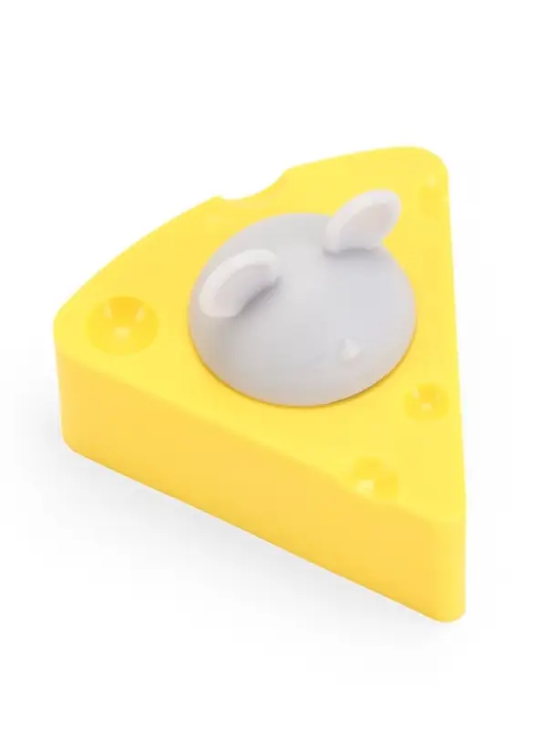 Игрушка для кошек из кошачьей мяты &laquo;Сыр&raquo;, 5&times;4 см, на основании