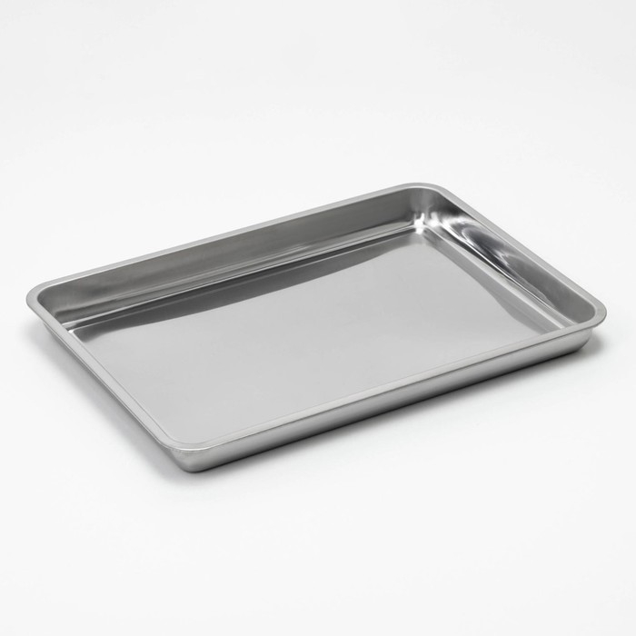 Противень из нержавеющей стали Luxstahl, 55×40×4,8 см Противень из нержавеющей стали Luxstahl, 55×40×4,8 см