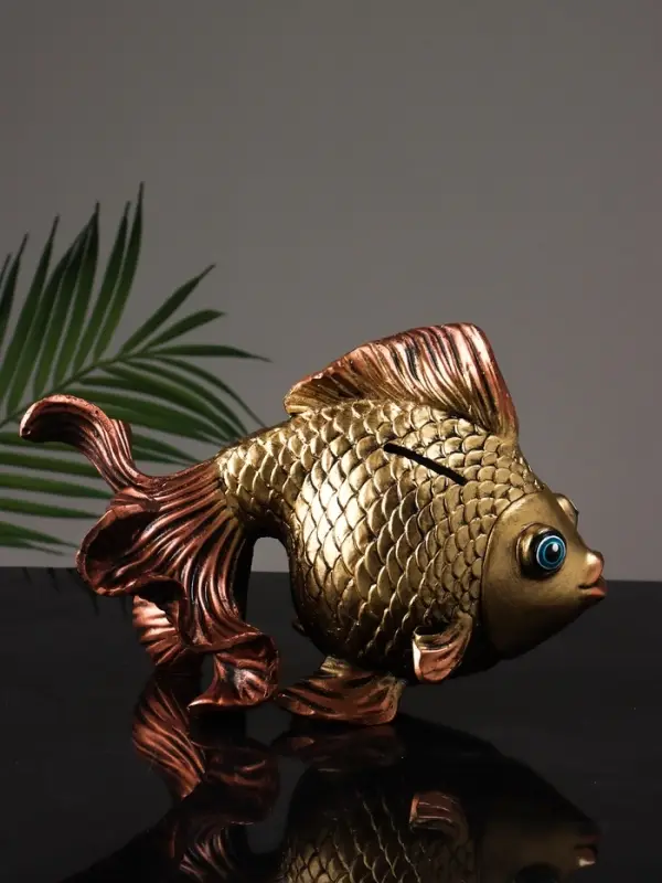 Копилка для денег &laquo;Золотая рыбка&raquo;, гипс, 13&times;25 см