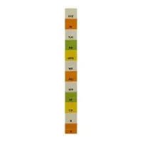 Папка для бумаги А4 пластиковая Calligrata, 12 отделений, бежевая