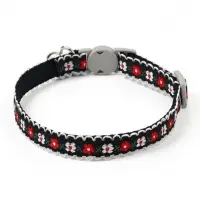 Набор ошейников для кошек &laquo;По-полюшку&raquo;, 30&times;1 см, оранжевый, чёрный