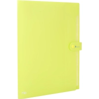 Папка органайзер Rio на кнопке  A4 8отделений РР 0,6мм в ассортим EB40102