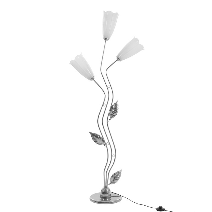 Торшер  Торшер "Изгиб" 3x15Вт E27 хром