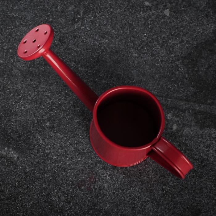 Кашпо «Лейка», 15×7×8 см, красное Кашпо «Лейка», 15×7×8 см, красное