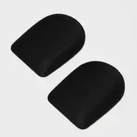 Подпяточники для обуви, клеевая основа, 8&times;6 см, пара, чёрные