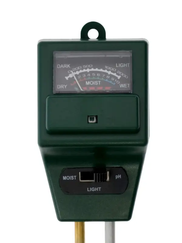 Прибор для измерения влажность/pH/кислотность почвы, зеленый