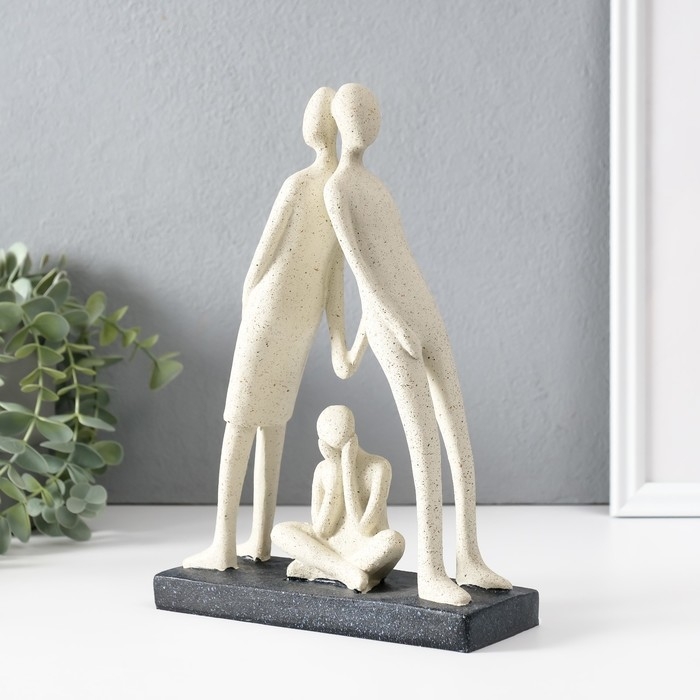 Сувенир полистоун Сувенир полистоун "Дом там - где семья" белый 7х17х24,5 см