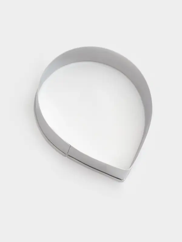 Формы для печенья Доляна &laquo;Лепестки розы&raquo;, набор 4 шт., нержавеющая сталь, серебристые