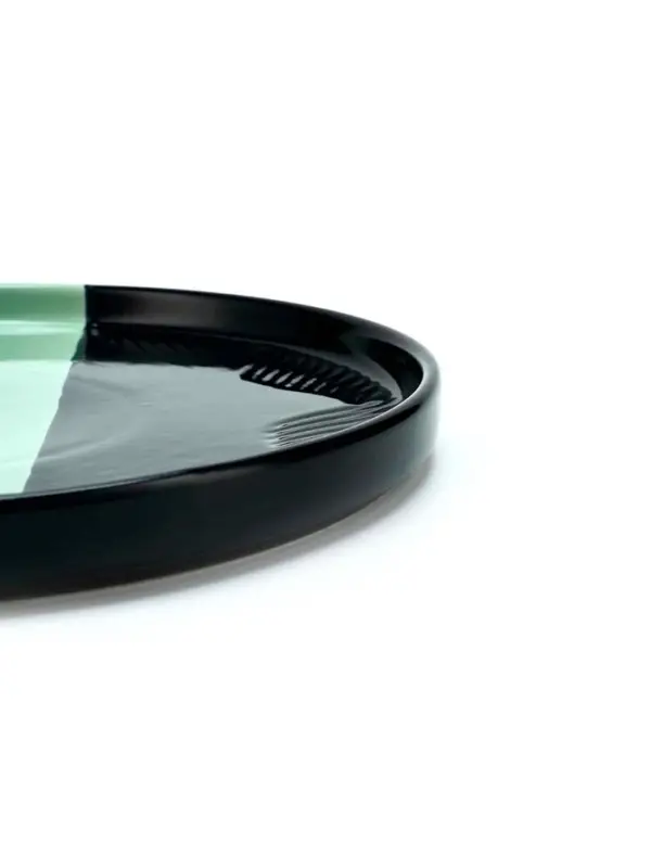 Тарелка плоская керамическая &laquo;Альпы&raquo;, d=27 см, ручная работа